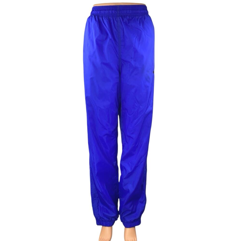 Adidas The Vintage Twin Women's Blue High Rise Jogger Athletic Sweat Pants Sz M
